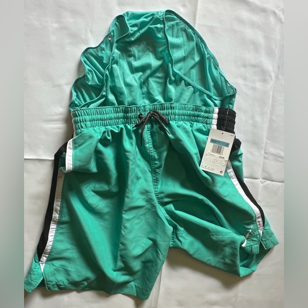 Nike STRIPE 8" VOLLEY SWIM TRUNKS IN Washed Teal Men’s Size:M New With Tags - Picture 3 of 9